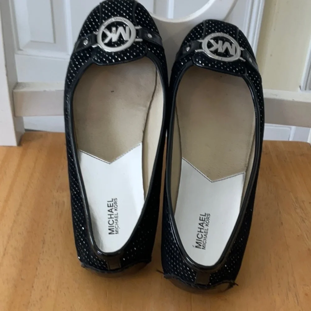 Michael Kors Black Polka Dot Women's Flats - Picture 7 of 7